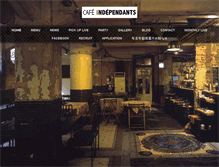 Tablet Screenshot of cafe-independants.com